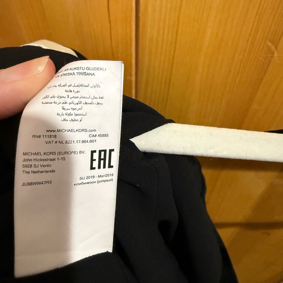 Michael Kors Black Jumpsuit Medium - Picture 4 of 9